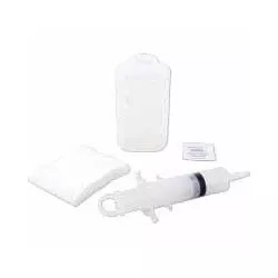 Cardinal Health 1000 mL Piston Irrigation Tray with 60cc Syringe, Sterile