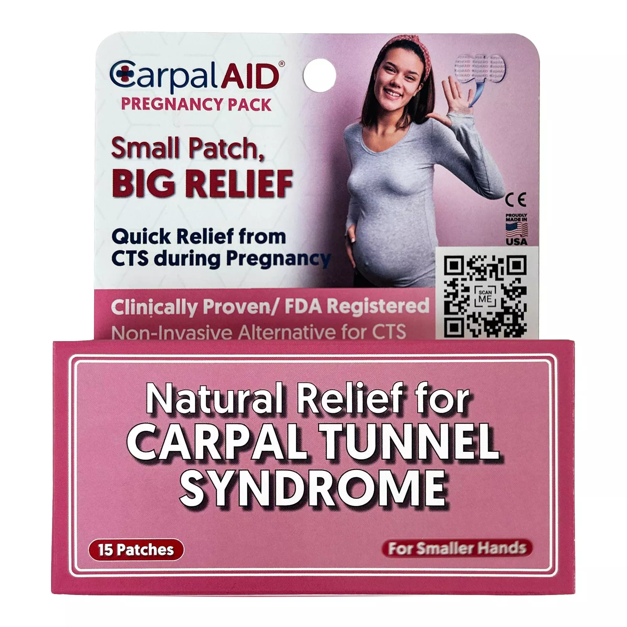 CarpalAid Patch Pregnancy Hand-Based Carpal Tunnel Support