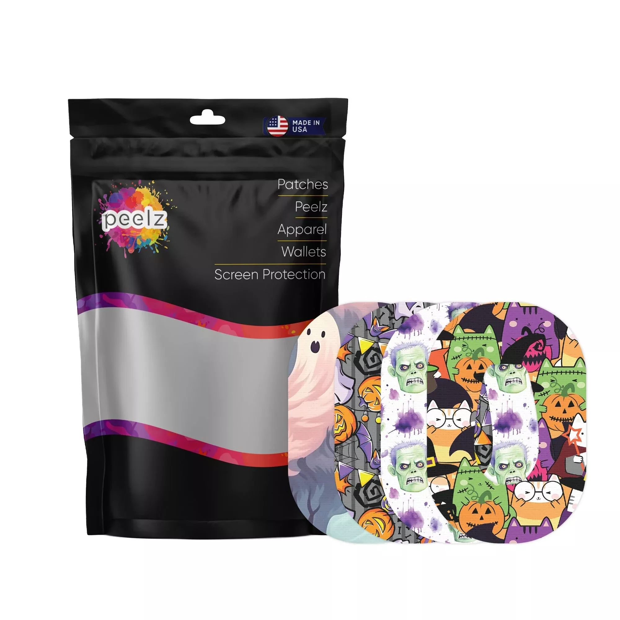 Cartoon Halloween Variety Dexcom G6 Patch Tape - Pump Peelz