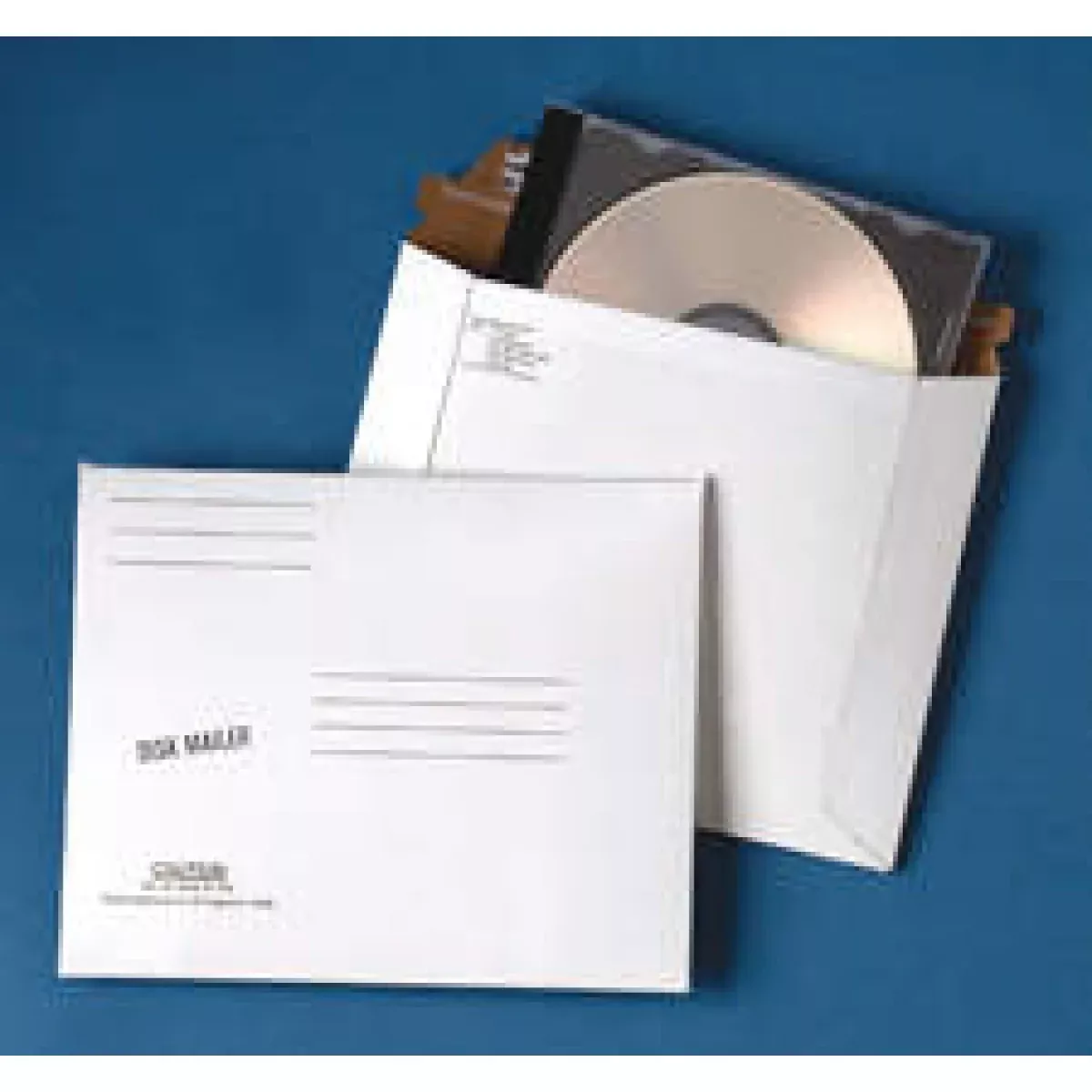 Cd/Dvd Accessory Self Sealing Mailer Self-Seal Open Top 18Pt White Board 7-1/2"X6-1/16" White 100 Per Box