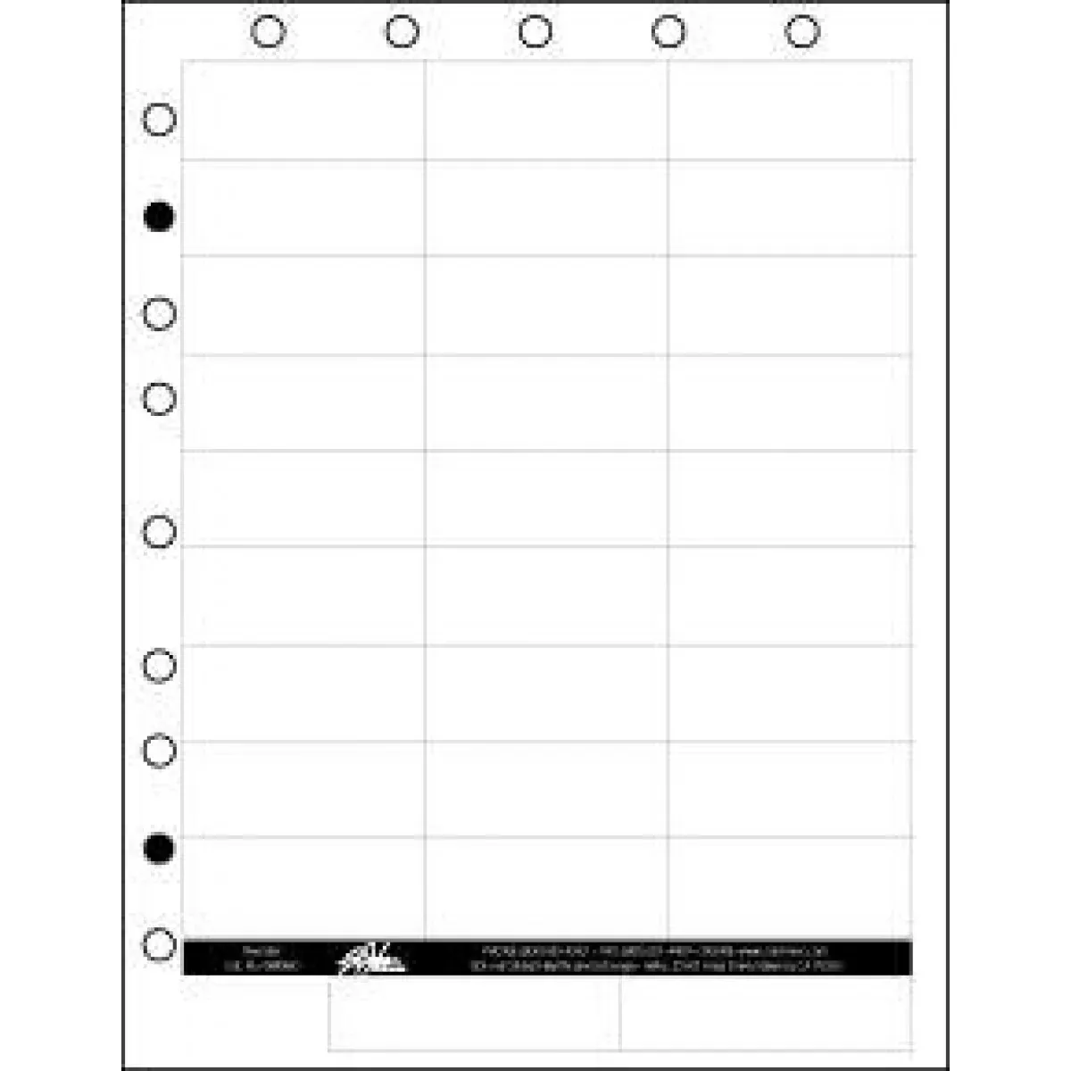 Chart Labels Laser Portrait With Holes, Multiple Size Labels X White - 29 Lbls Per Sheet, 4 Pks Of 250 Sheets Per Case