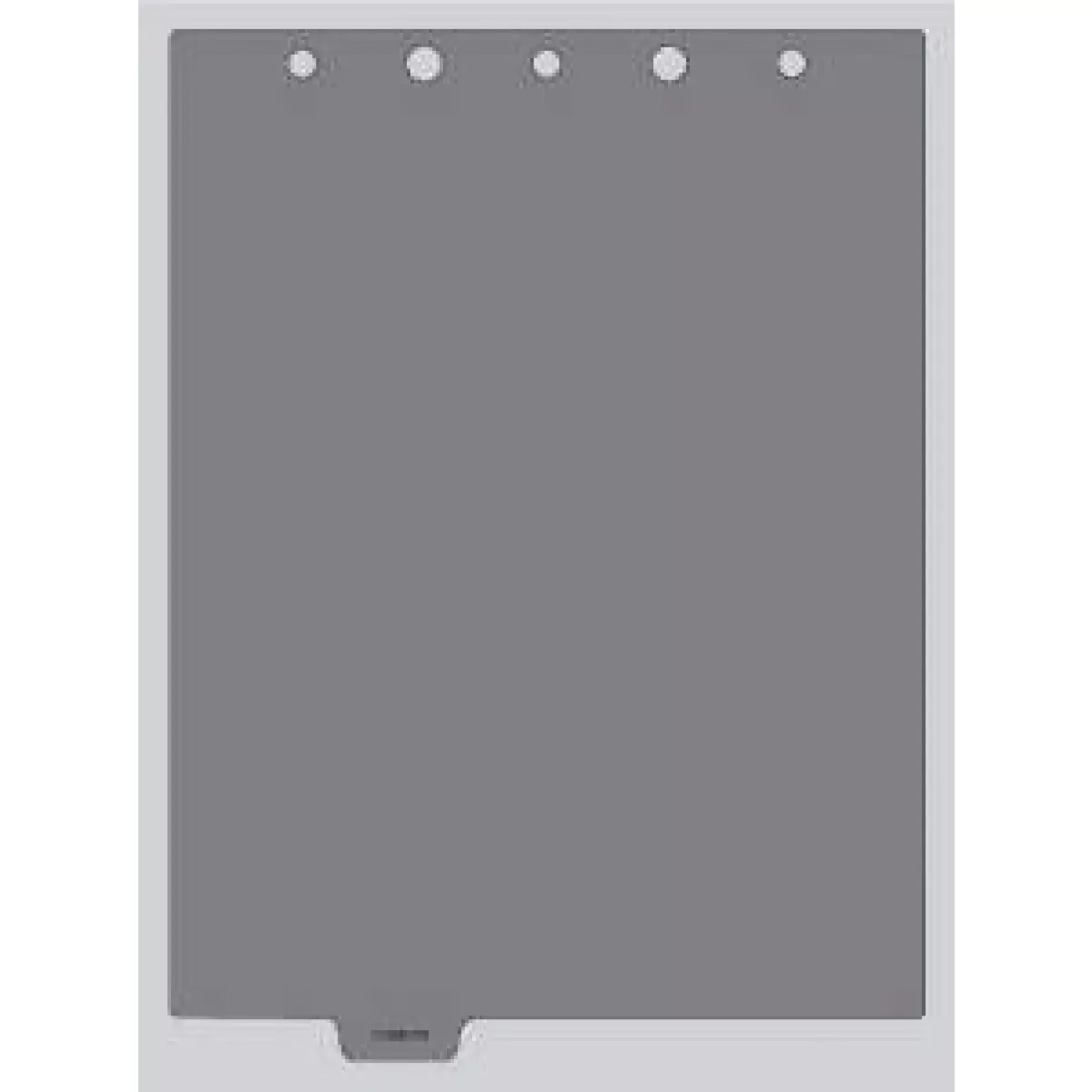 Chart Tab "Consults" Gray Poly 8-1/2"X11" 10 Per Pack
