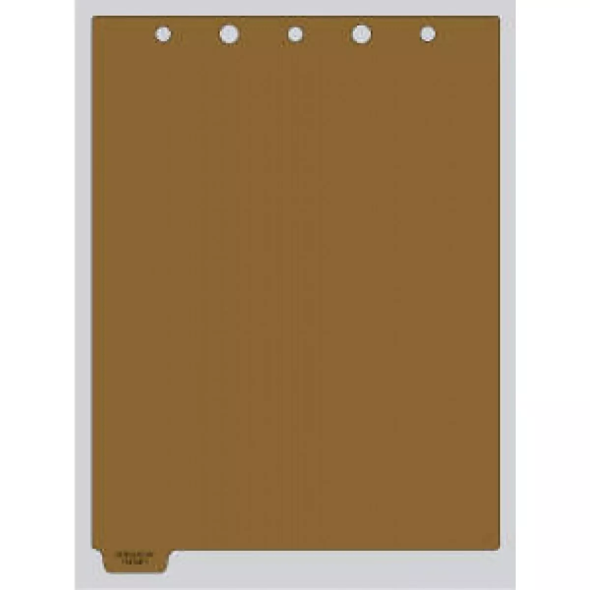 Chart Tab "Respiratory Therapy" Gold Poly 8-1/2"X11" 10 Per Pack