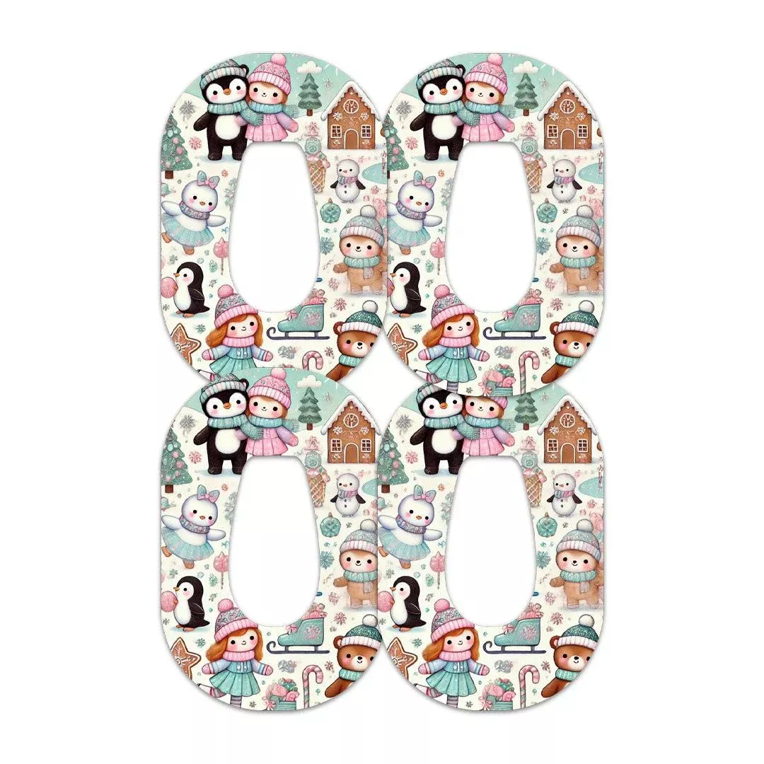 Christmas Scene Dexcom G6 Patch Tape - Pump Peelz