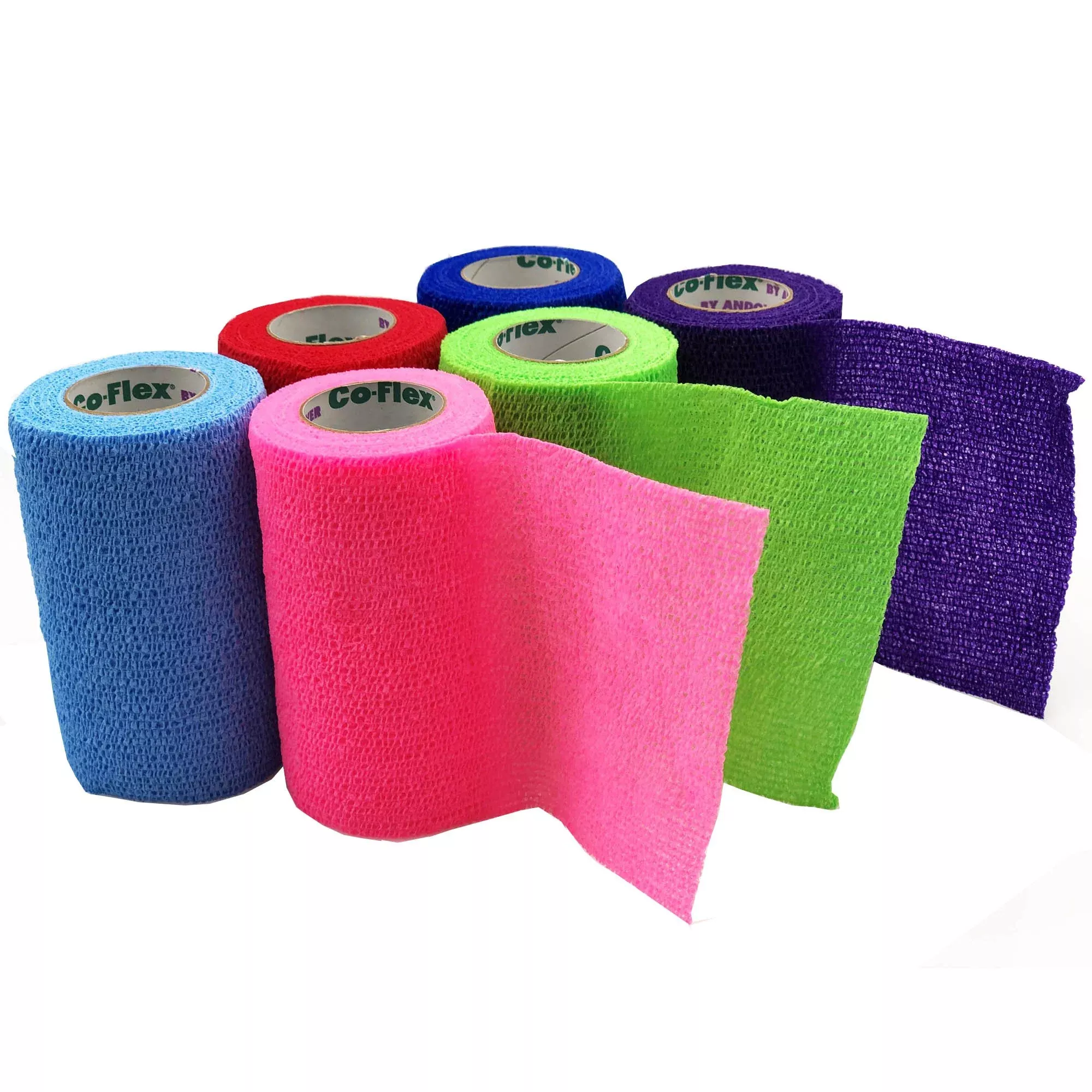 CoFlex Self-adherent Closure Cohesive Bandage, 4 Inch x 5 Yard