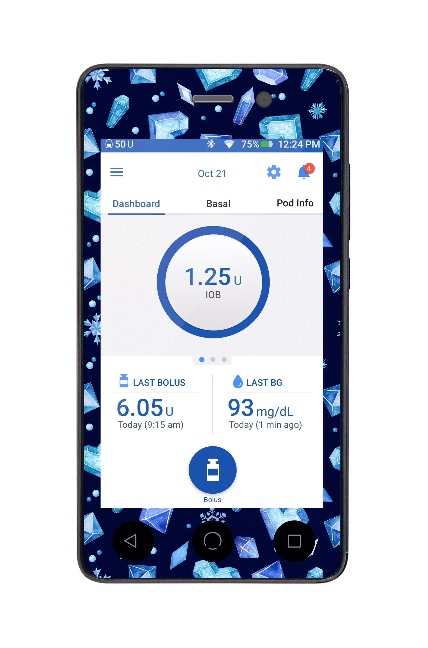 Cold Heart Sticker for Omnipod DASH PDM – Pump Peelz