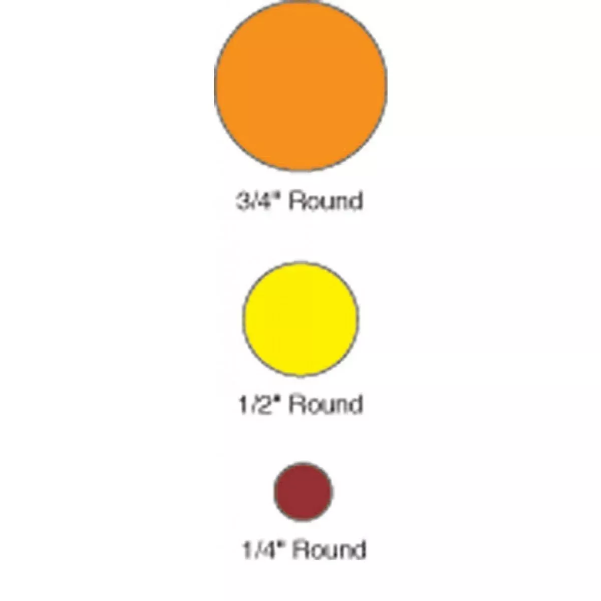 Color Code Label Circle X 1/2" Circle Blue Vinyl Permanent 1000 Per Roll