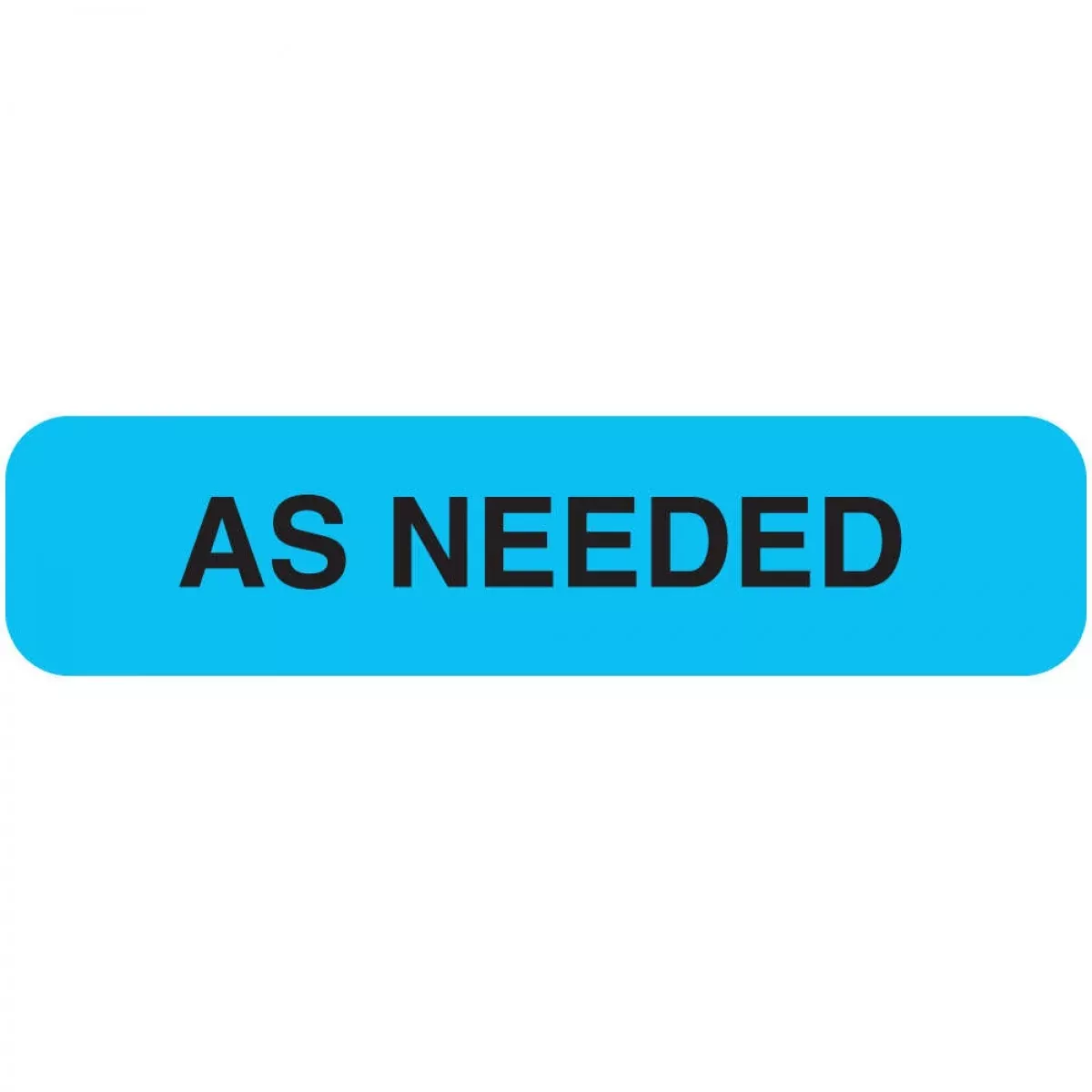 Communication Label (Paper, Permanent) As Needed 1 9/16" X 3/8" Blue - 500 Per Roll, 2 Rolls Per Box