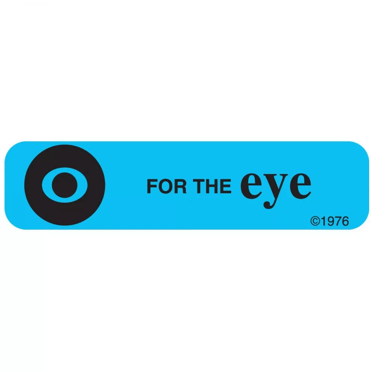 Communication Label (Paper, Permanent) For The Eye 1 9/16" X 3/8" Blue - 500 Per Roll, 2 Rolls Per Box