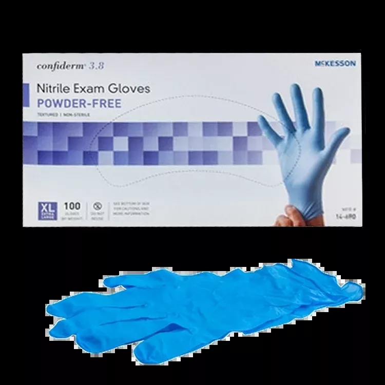 Confiderm 3.8 Nitrile Exam Gloves Powder Free - NonSterile