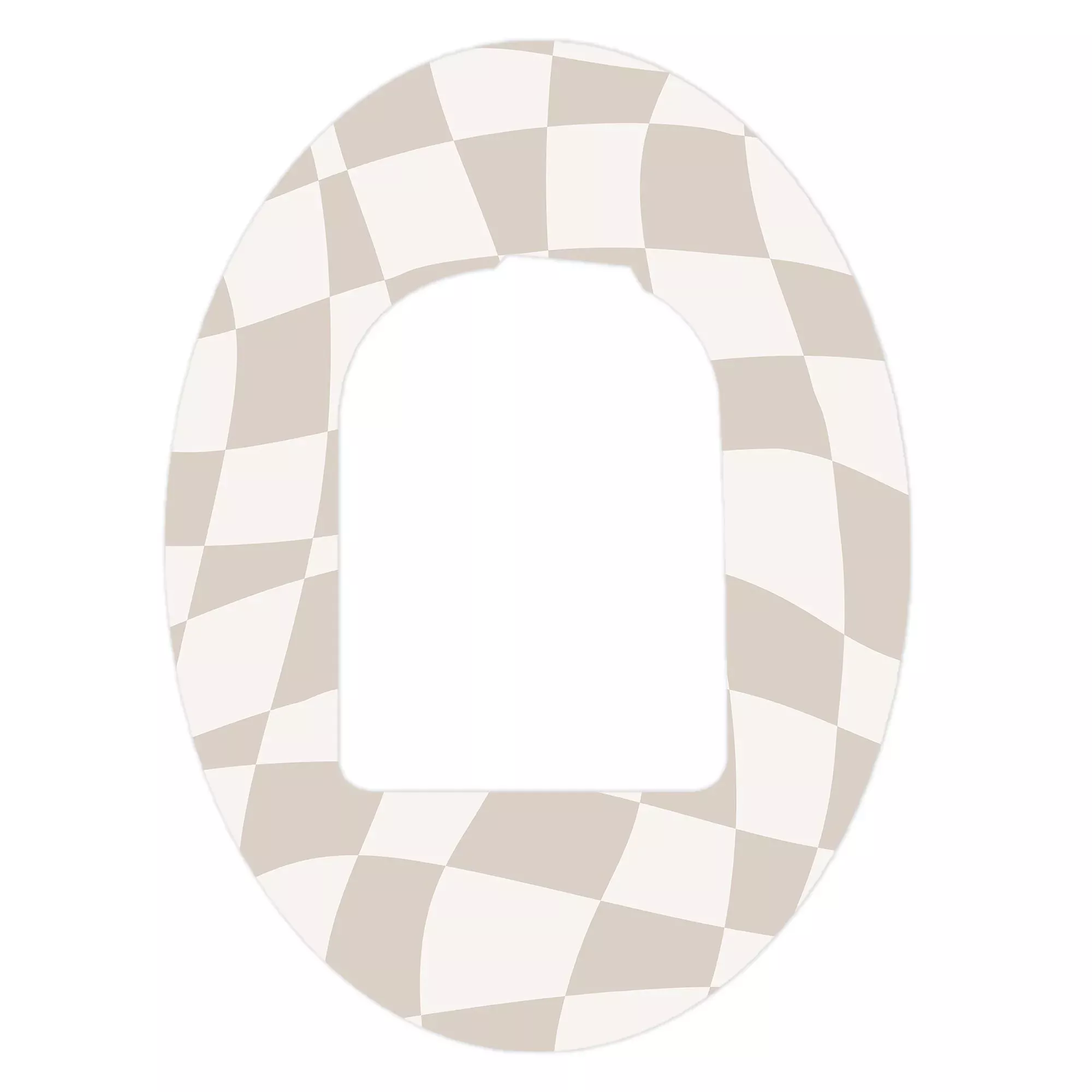 Creamy Check Pod Patch Tape - Pump Peelz