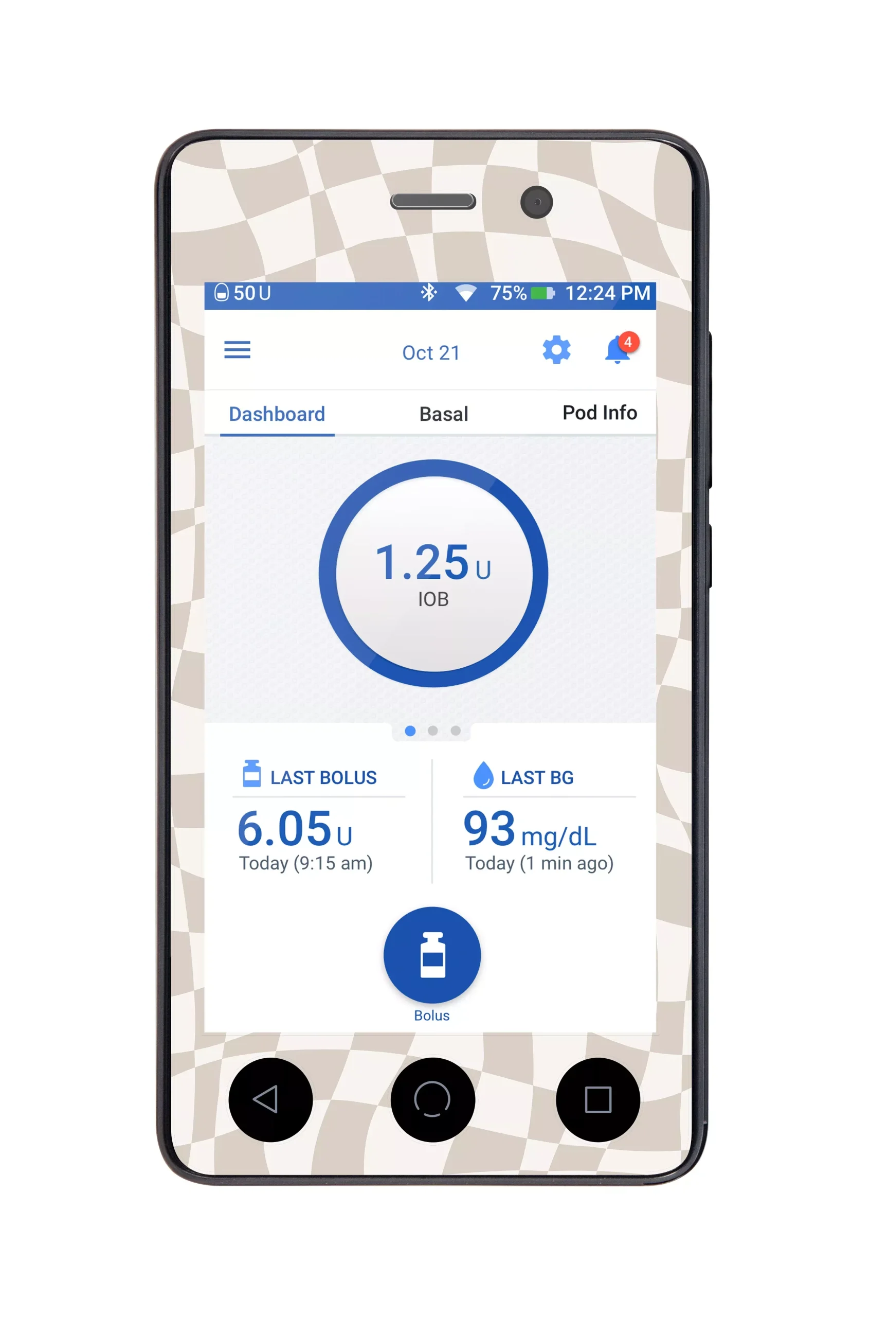 Creamy Check Sticker for Omnipod DASHPDM – Pump Peelz