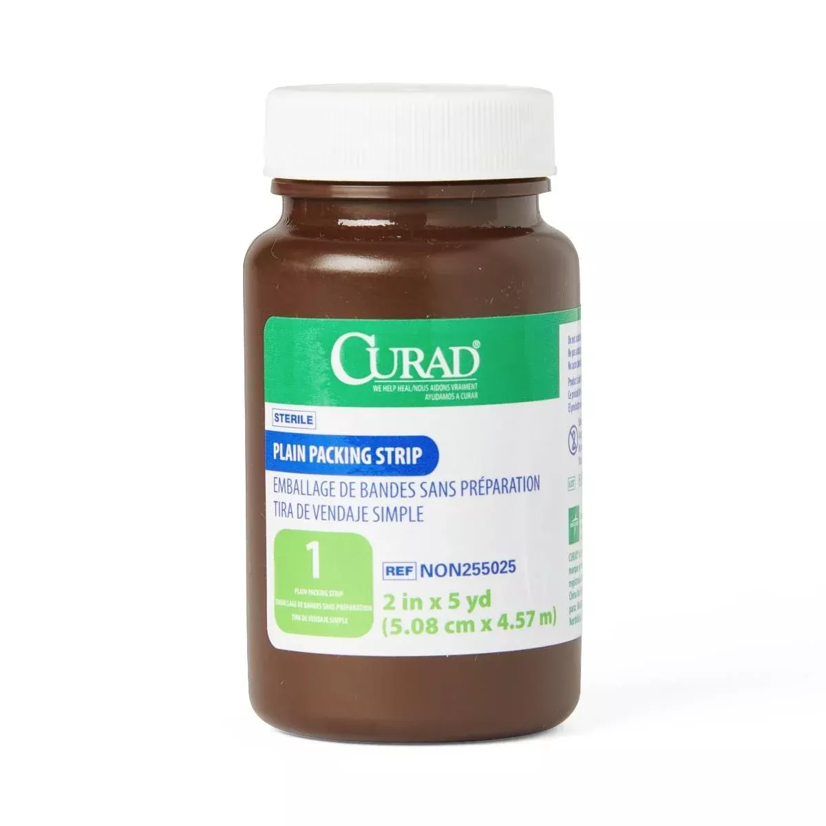 CURAD 2 in x 5 yd Plain Packing Strips, Sterile - NON255025