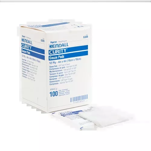 Curity 4 x 4 Inch Gauze Pad 12 Ply, Sterile - 6309