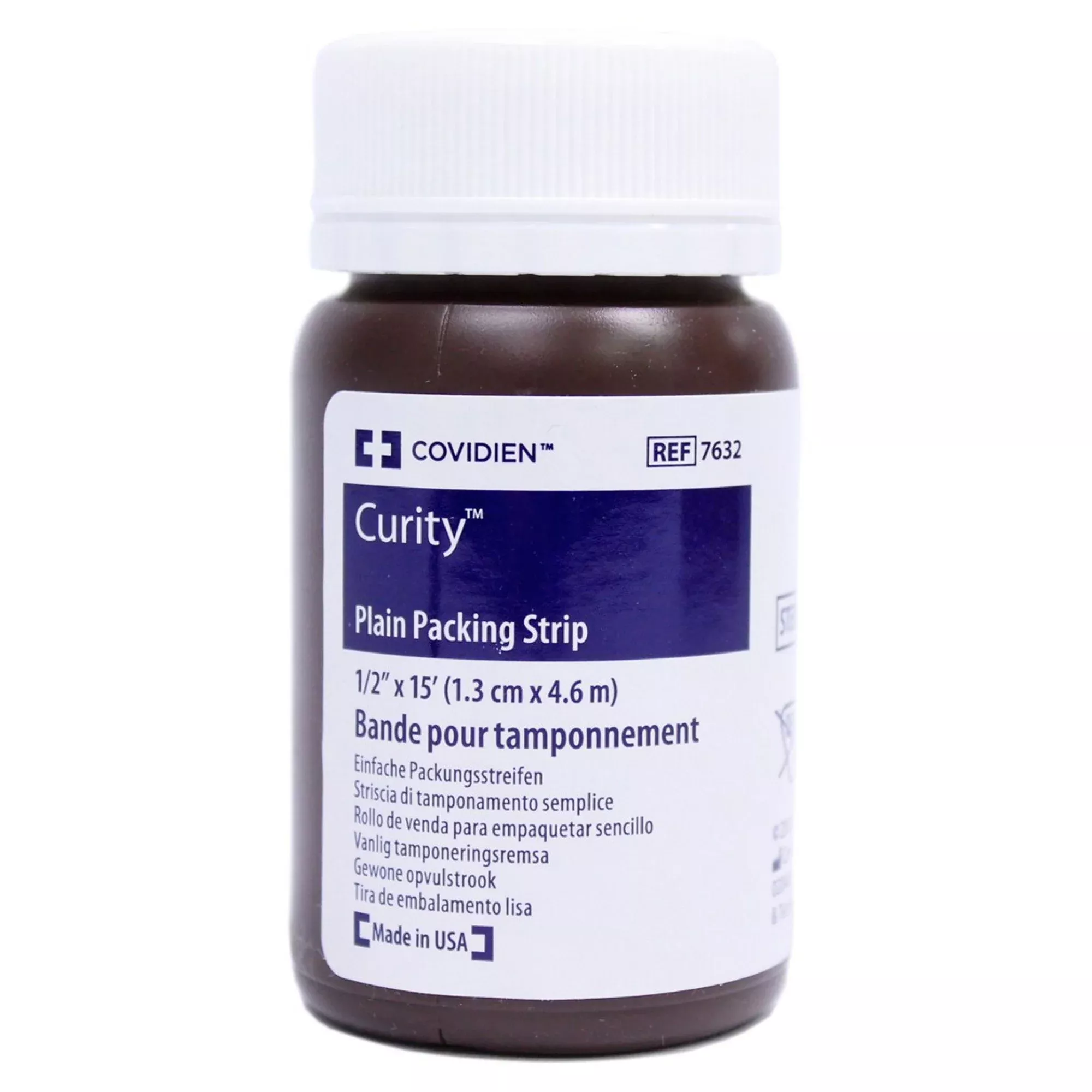 Curity™ Nonimpregnated Wound Packing Strip, ½ Inch x 5 Yard