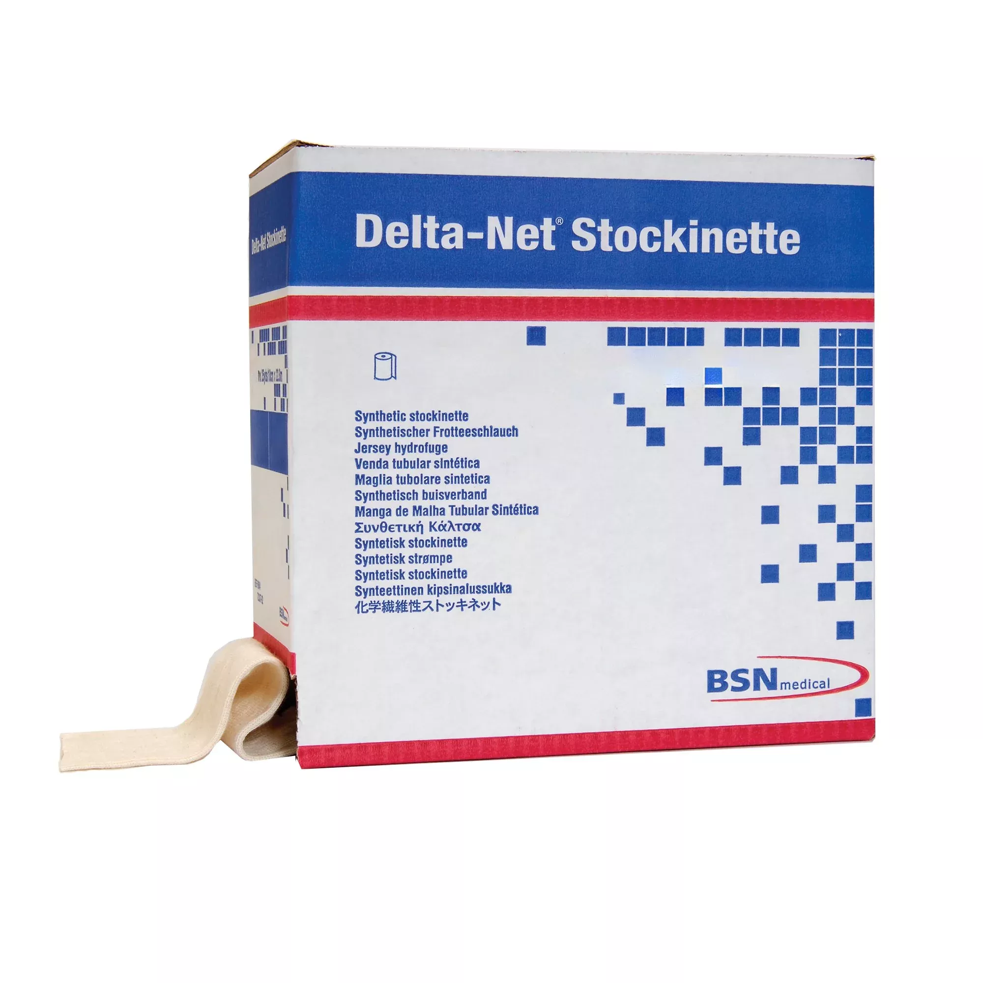 Delta-Net Stockinette, Tubular Cast Padding, White, 3 Inch x 25 Yard