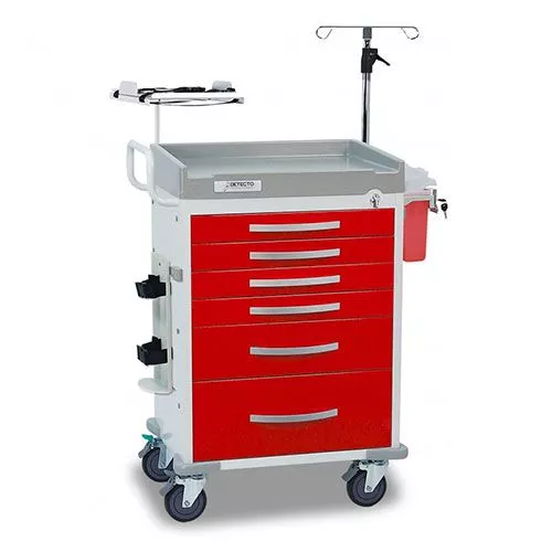 DETECTO Rescue Emergency Room Medical Carts