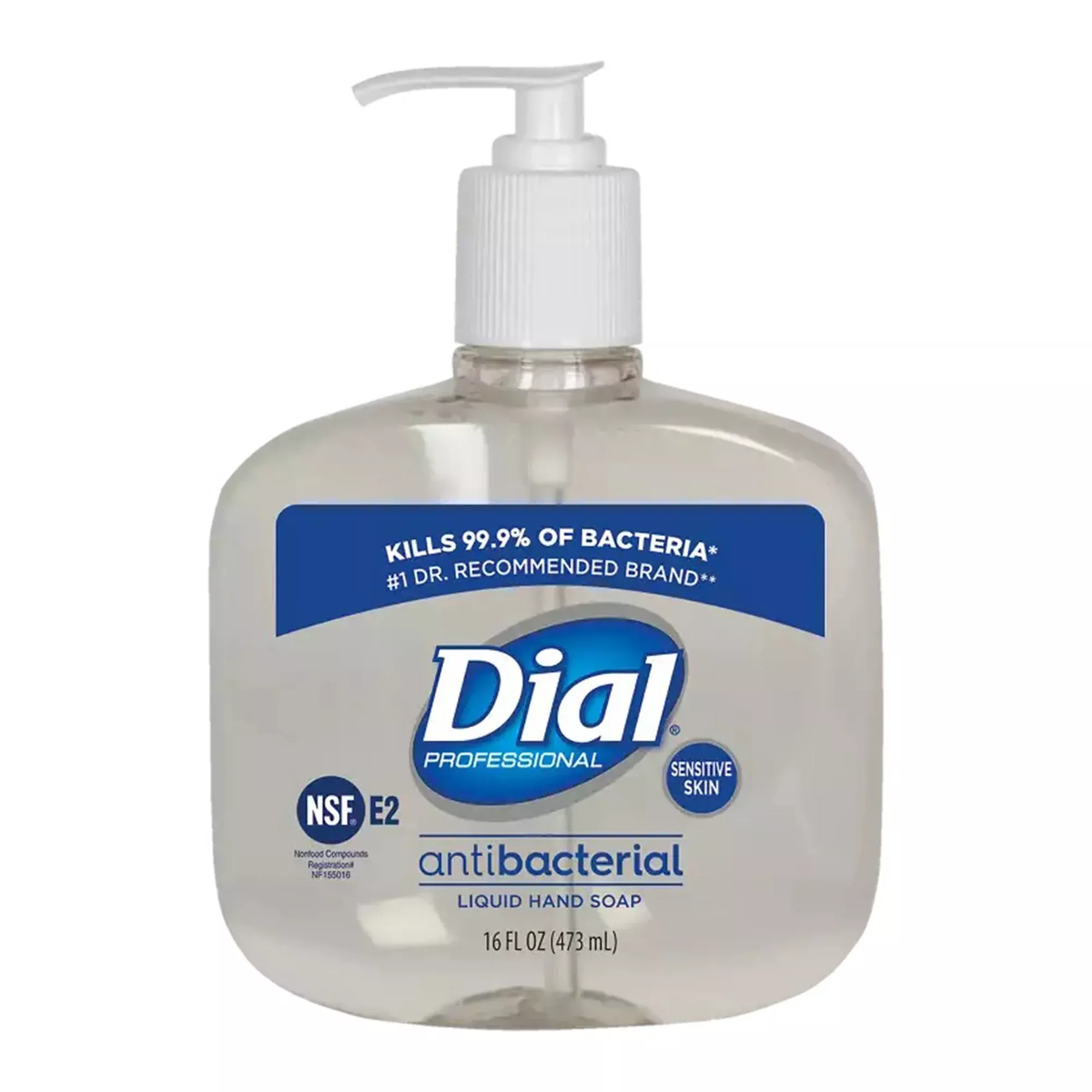 Dial Professional Antibacterial Liquid Hand Soap, 16 oz.