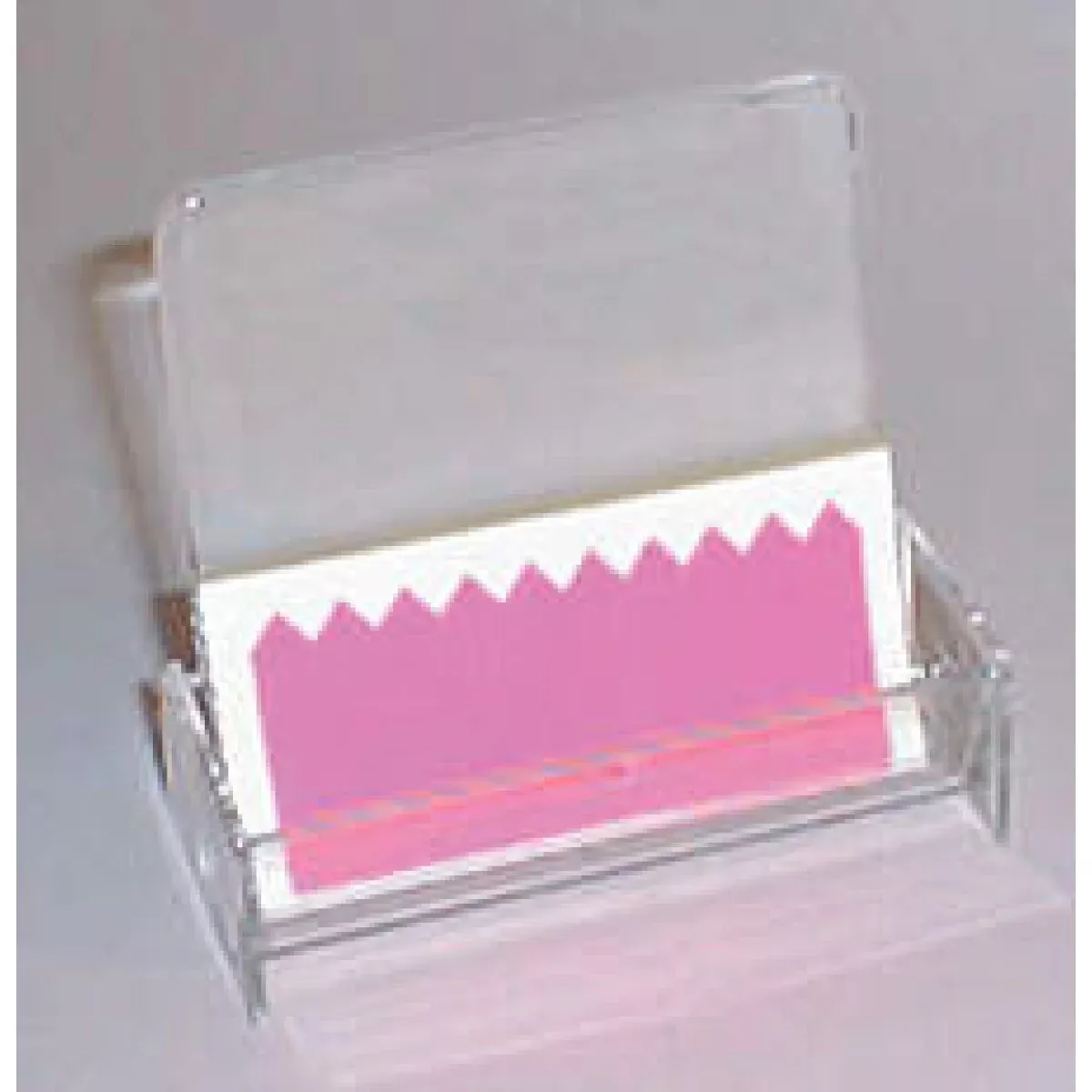 Dispenser Holds Booklet Sets Of Flags And Tags Plastic 3 3/4" X 1 2/3" X 3 1/2" Clear 1 Per Each