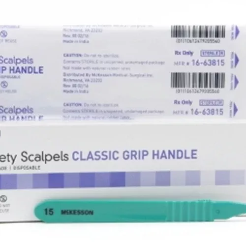 Disposable Size 15 Stainless Steel Blade Box/10