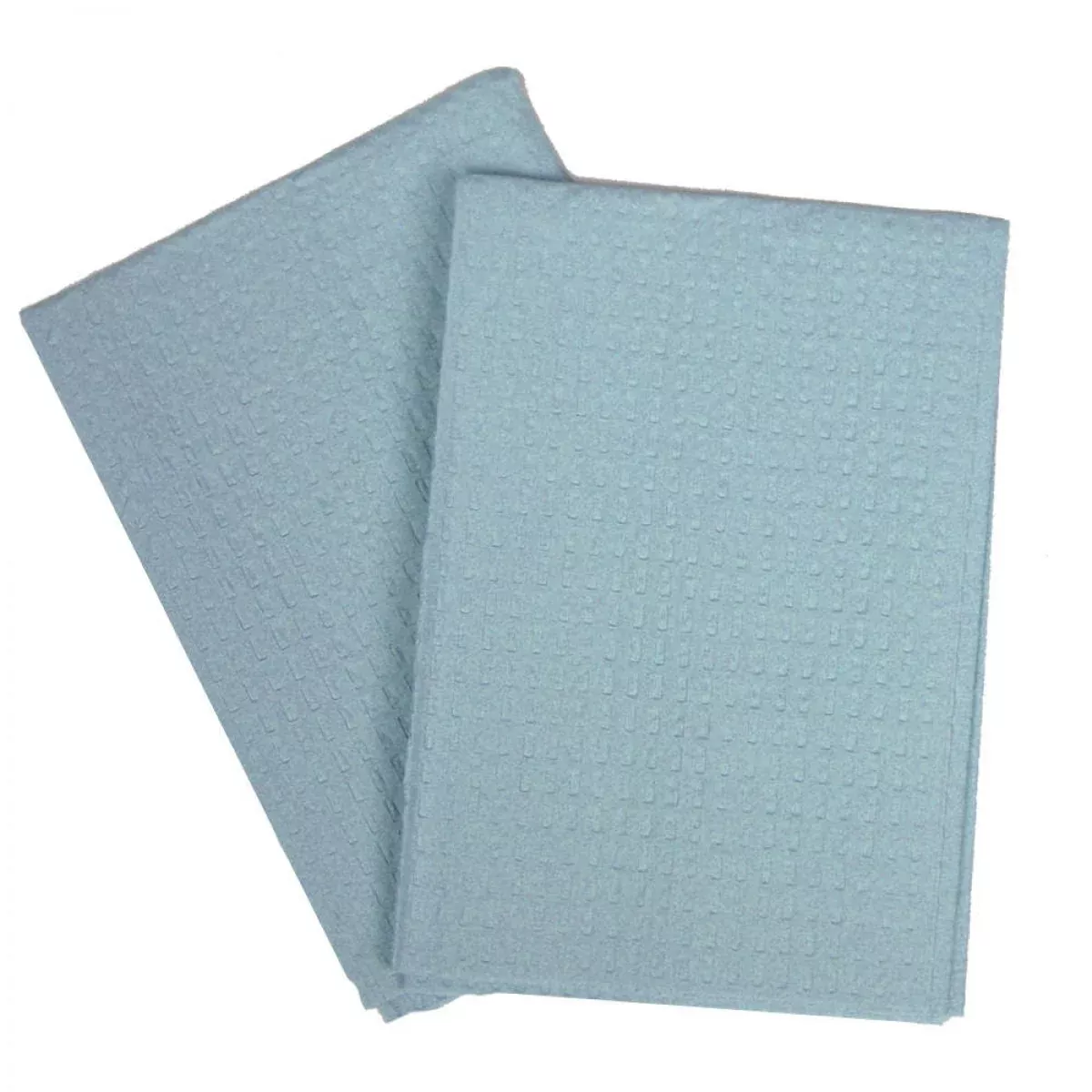 Disposable Towel Blue 2 Ply Poly 13"X18" - 500 Per Case