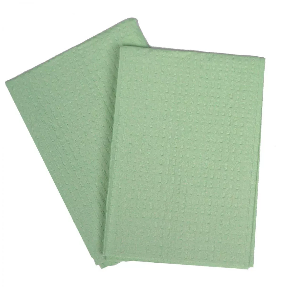 Disposable Towel Green 2 Ply Poly 13"X18" - 500 Per Case