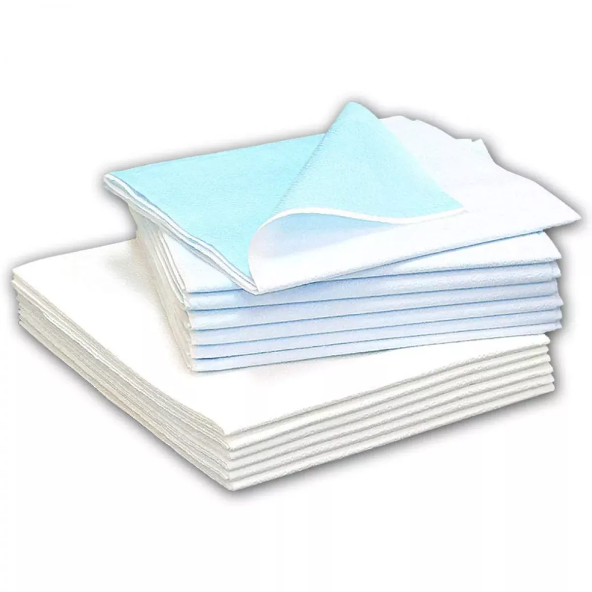 Disposable Towel Poly Backing White 3 Ply Tissue 13"X18" - 500 Per Case