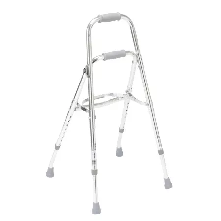 Drive Medical Side Step Folding Walker Adjustable Height drive™ Hemi Aluminum Frame 300 lbs. Weight Capacity 29-1/2 to 37 Inch Height - M-740164-2307 - Each