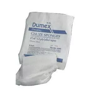 Ducare Non-Sterile Woven Gauze Sponge 8" x 4", 12-Ply