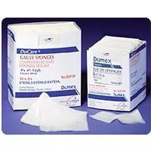Ducare Sterile Woven Gauze Sponge 8" x 4", 12-Ply