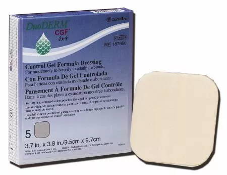 DuoDerm CGF Hydrocolloid Dressing, 6 x 6 Inch