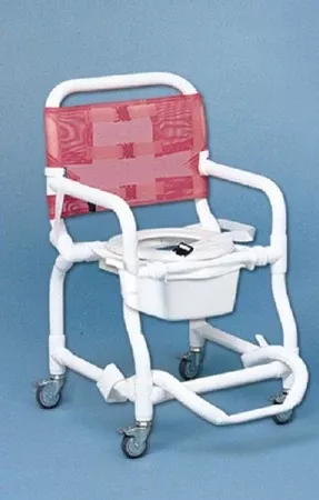 Duralife SHOWER/COMMODE CHAIR, DLX W/PAIL/CASTER - M-189625-2138 - Each