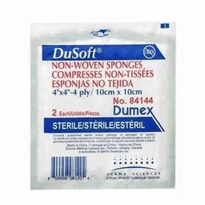 DuSoft Non-Sterile Non-Woven Sponge, 4" x 4", 4-Ply
