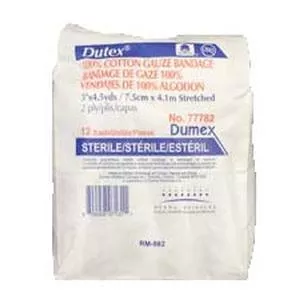 Dutex Conforming Bandage 3" x 4-1/10 yds., Sterile