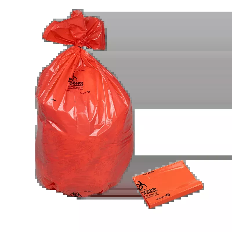 Dynarex Biohazard Bags, 36” x 58” (100 Count)