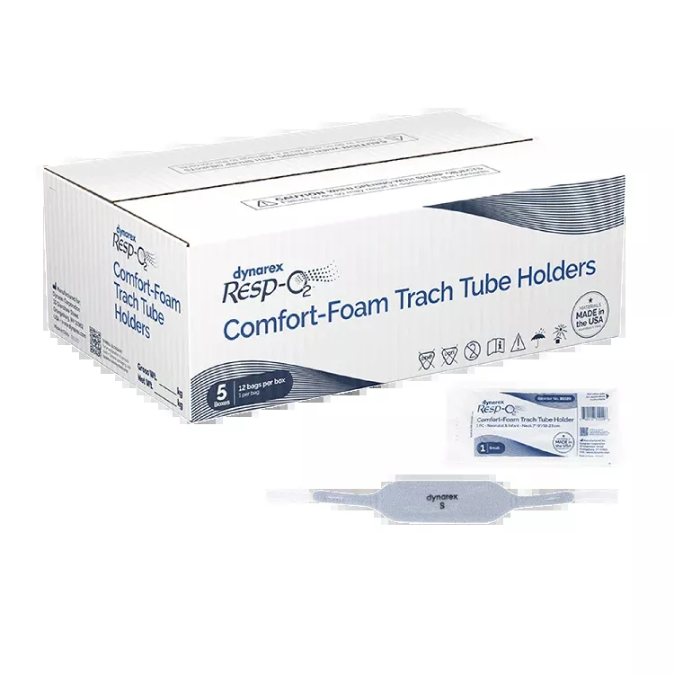 Dynarex Comfort-Foam Trach Tube Holder, 1-Piece (60 Count)