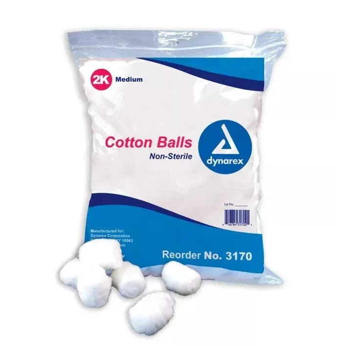Dynarex Cotton Balls, Non-Sterile