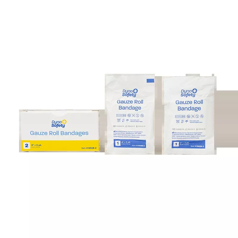 Dynarex Gauze Roll Bandage - 2/Unit, 2 x 6 yd 2ea/bx, 100bxs/cs (200 Count)