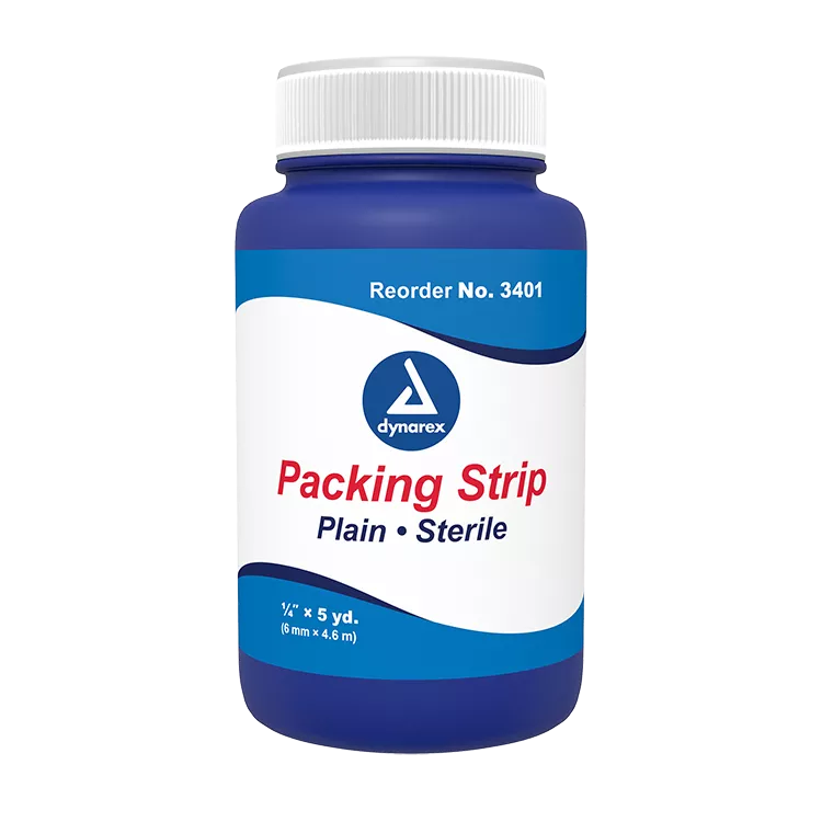 Dynarex Sterile Packing Strip Plain