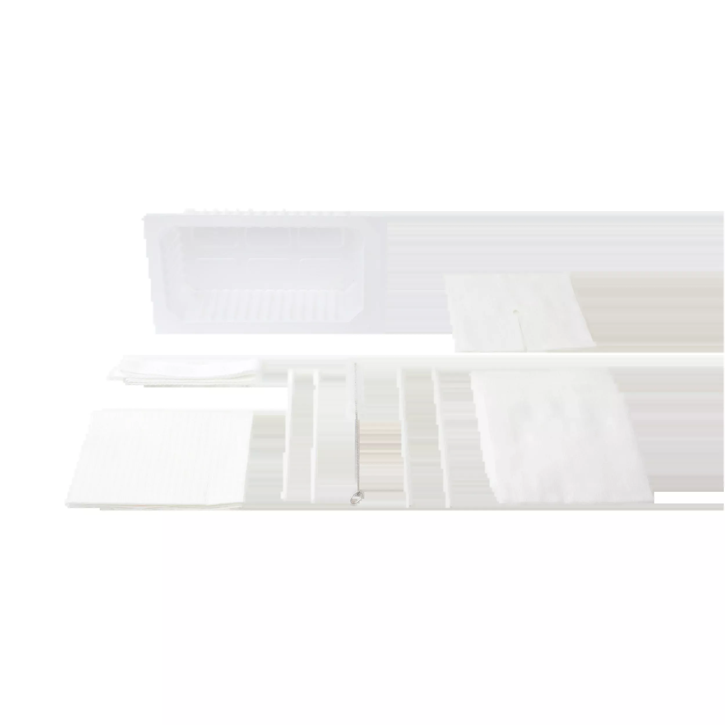 Dynarex Tracheostomy Care Kit - One Compartment Tray with No Gloves (20 Count)