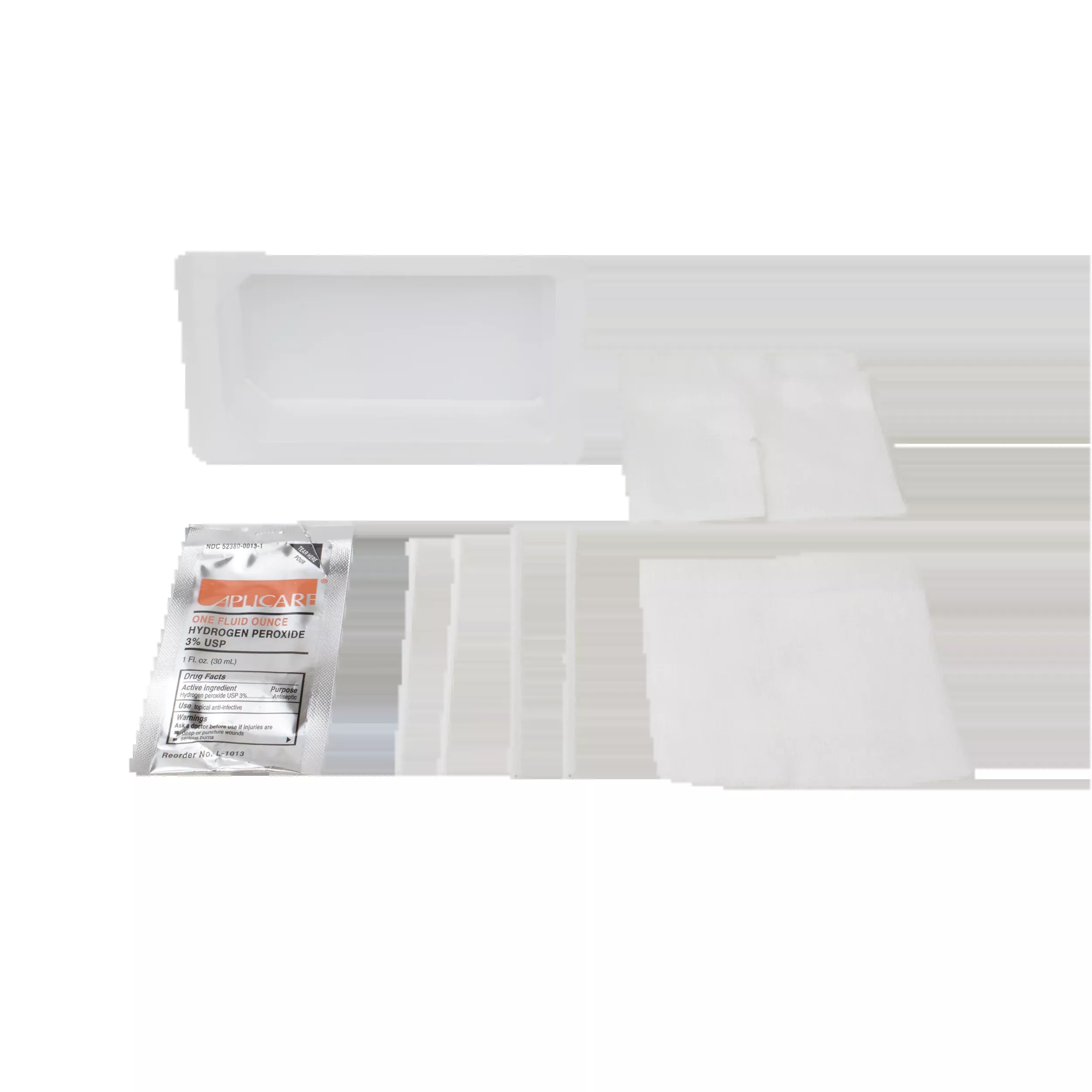 Dynarex Tracheostomy Care Kit - One Mini Compartment Tray (40 Count)