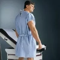 EnduroWear Patient Exam Gown, Large, Blue