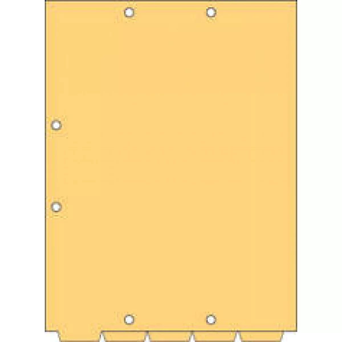 Filepro Chart Divider Bottom Tab Position #1 1/5 Cut Blank 100# Manila 8-1/2"X11" - 50 Per Box