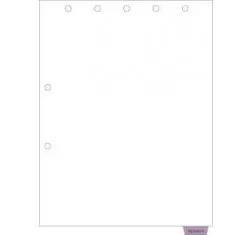Filepro Chart Divider Bottom Tab Postion #2 "Exhibit V" 1/5 Cut Mylar Reinforced Tab Clear 100# White 8 1/2" X 11" - 250/Box