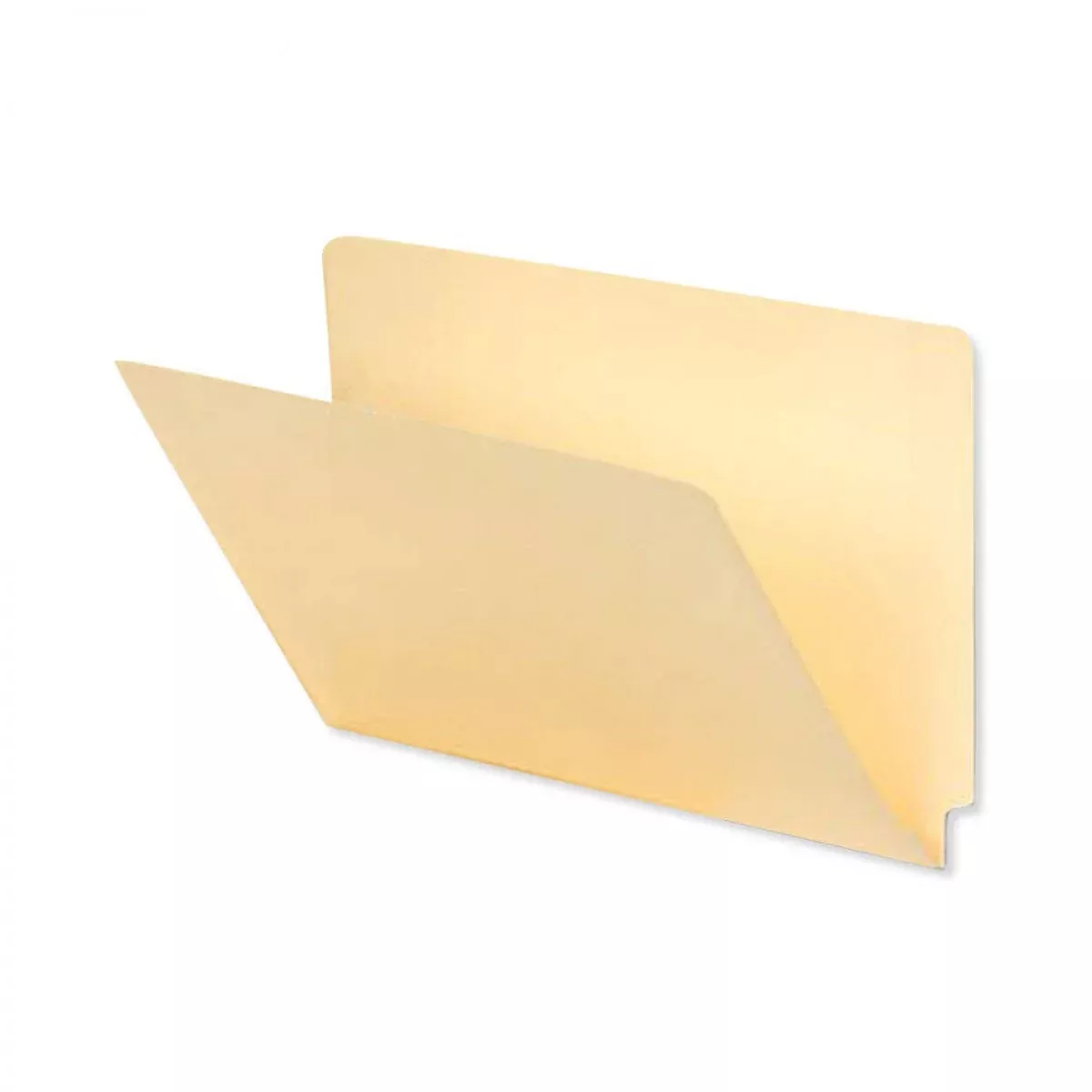 Filepro End Tab Folder Fastener # 3&5 15Pt Manila Flush Front 12-1/4"X9-1/2" 2Ply 250 Per Case