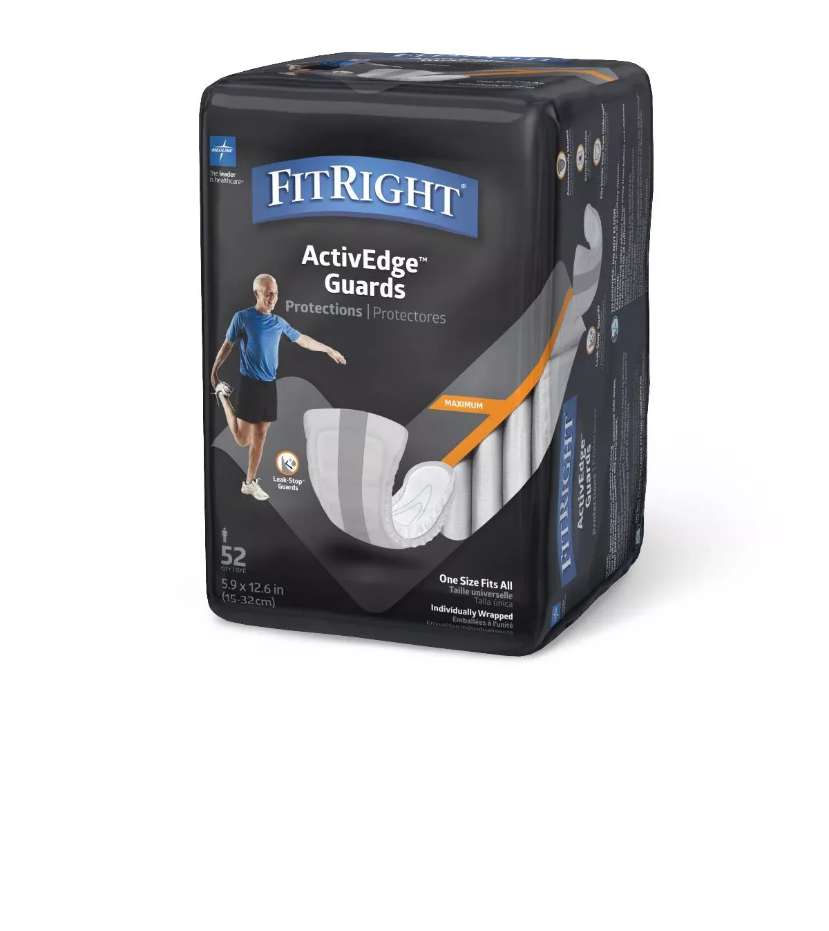 FitRight Active Guards for Men Maximum Absorbency Level