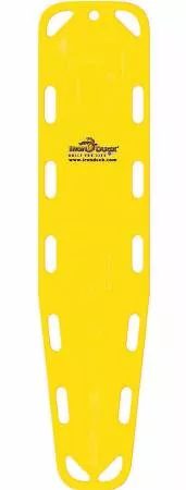 Fleming Industries Ultra Vue Backboard 600 lbs. Weight Capacity Yellow High Density Polyethylene - M-373857-3933 - Each
