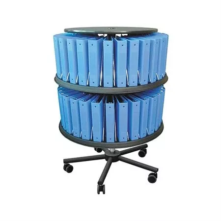 Floor Chart Carousel 30-Chart Single-Tier - 49.5"H