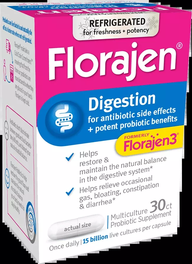 Florajen Digestion Probiotic Supplement (Florajen3)