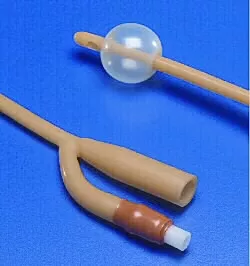 Foley Catheter Dover™ 2-Way Standard Tip 5 cc Balloon Silicone Elastomer Coated Latex